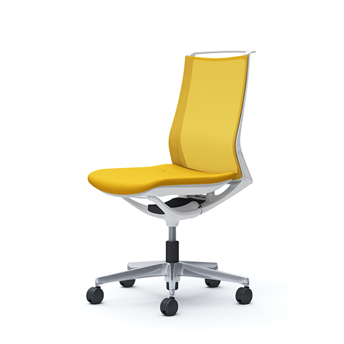 オカムラ モードチェア(mode)  ミドルバック 肘なし 樹脂フレーム 5本脚/メッシュタイプ.プレーン CA11BR-FK/CA11BW-FK