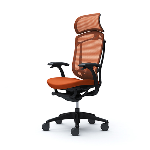 オカムラ コンテッサセコンダ エクストラハイバック  デザインアーム ブラックフレーム ブラックボディ  CC47MS-FPC/CC47MS-FPD