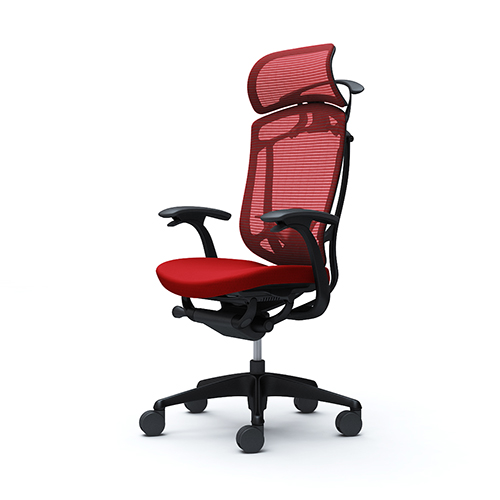 オカムラ コンテッサセコンダ エクストラハイバック デザインアーム ブラックフレーム ブラックボディ CC48MS-FPC/CC48MS-FPD