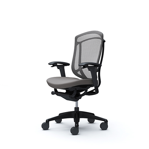 オカムラ コンテッサセコンダ ハイバック アジャストアーム ブラックフレーム ブラックボディ 座クッション CC83MR-FPC/CC83MR-FPD