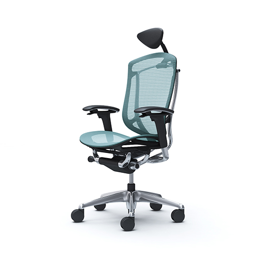 オカムラ コンテッサセコンダアジャストアーム ポリッシュフレーム ブラックボディ 座メッシュ　 CC8ABR-FPG/CC8ABR-FPH