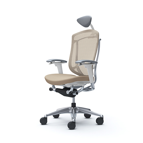 オカムラ コンテッサセコンダ アジャストアーム ポリッシュフレーム ホワイトボディ CC8CBW-FPC/CC8CBW-FPD