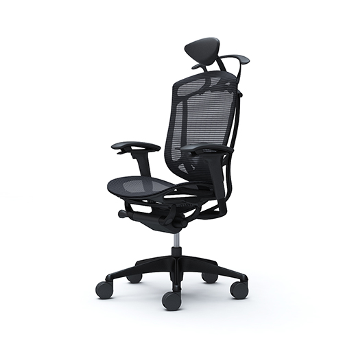 オカムラ コンテッサセコンダ エクストラハイバック アジャストアーム ブラックフレーム ブラックボディ CC8BMS-FPG/CC8BMS-FPH