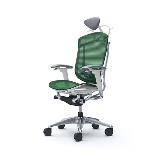 オカムラ コンテッサセコンダ アジャストアーム ポリッシュフレーム ホワイトボディ CC8BBZ-FPG/CC8BBZ-FPH