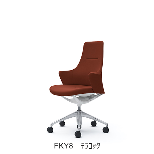 オカムラ ライブス(Lives) ワークチェア ホワイトボディ/ポリッシュ脚