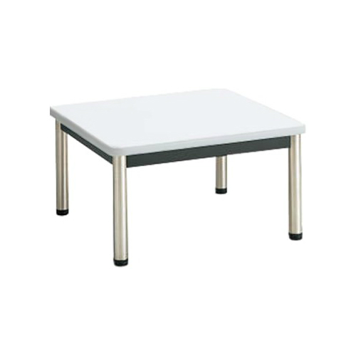 コクヨ ロビーチェアー 150シリーズ 丸パイプ脚タイプ コーナーテーブル ステンレス脚 W580×D580×H312 CN-150MAW