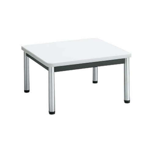 コクヨ ロビーチェアー 150シリーズ 丸パイプ脚タイプ コーナーテーブル メッキ脚 W580×D580×H312 CN-M150MAW