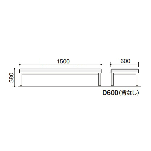 M0164 作業台 サイズ約W350×D300×H850mm コクヨ ロビーチェアー 150シリーズ 丸パイプ脚タイプ 3人掛け 背なし