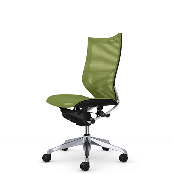 オカムラ バロンチェア ハイバック 肘無 ポリッシュ枠 座メッシュ ランバーサポート付 CP35AS-F/CP35AZ-F