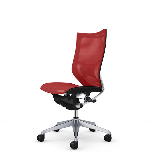 オカムラ バロンチェア ハイバック 肘無 シルバー枠 座メッシュ ランバーサポート付 CP35CS-F/CP35CZ-F
