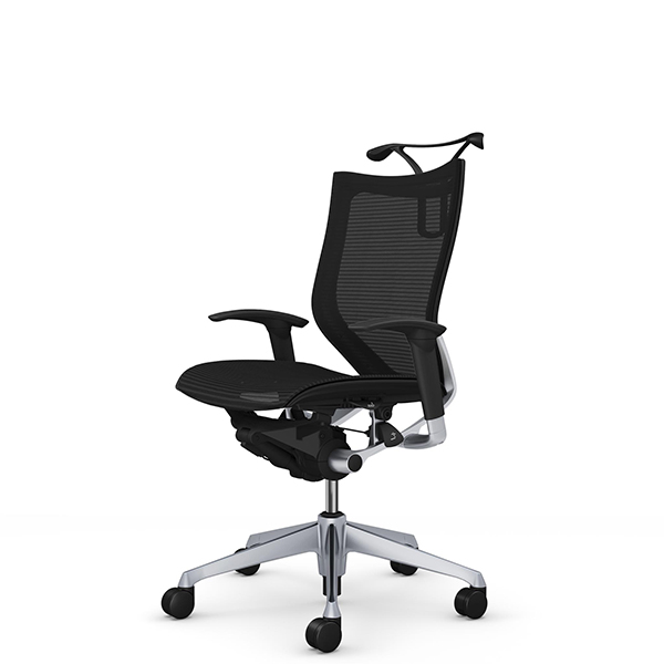オカムラ バロンチェア ローバック アジャスト肘 シルバー枠 座メッシュ ハンガー付 CP84CR-F/CP84CW-F