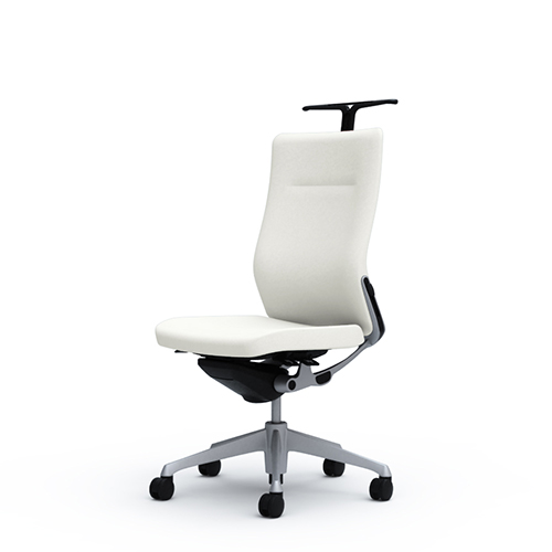 オカムラ コーラルチェア クッション ハイバック ブラック体 シルバー枠 ハンガー有 ランバー有 肘無し CQ38GS-FS