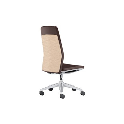 オカムラ クラフティーシリーズ クラフティーチェア ハイバック ポリッシュフレーム 肘なし 革張り CR37BA-P