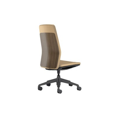 オカムラ クラフティーシリーズ クラフティーチェア ハイバック ブラックフレーム 肘なし 布張り CR37MF-FW