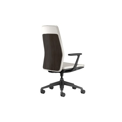 オカムラ クラフティーシリーズ クラフティーチェア ハイバック ブラックフレーム デザインアーム 革張り CR47MD-P