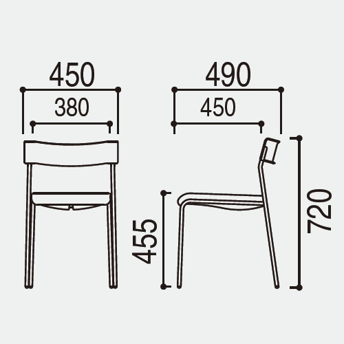 内田洋行 ミーティングチェア リフレッシュタイプチェア CS-28N
