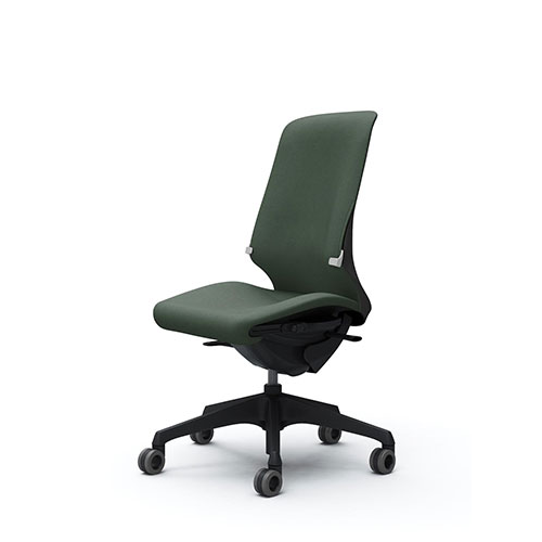 スフィアチェア インターロック ハイバック 肘なし 座面奥行き調整あり ホローキャスター ランバー付 CT1AFB-FXW