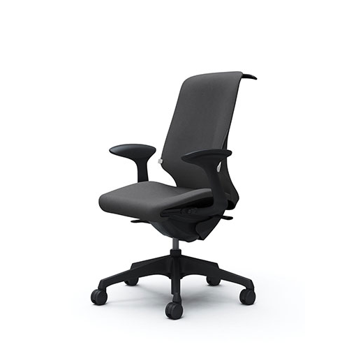 スフィアチェア インターロック ハイバック デザインアーム 座面奥行き調整あり ノーマルキャスター ランバー付 ハンガー付 CT2BAB-FXW