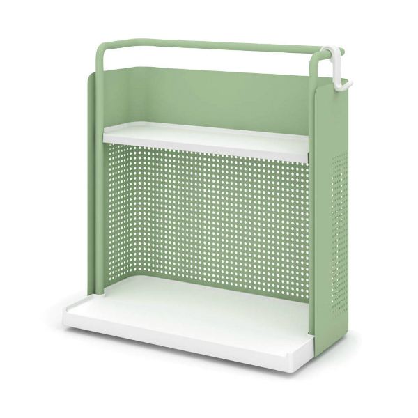 コクヨ フリーワゴン ＋Colors W558×D275×H582 ソフトテラコッタ