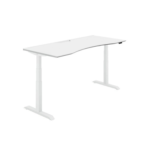 コクヨ シークエンス ウイングテーブル スタンダードカラー ベーシックレバー 舟底エッジ W1800 DSE-LWF1808B-SW