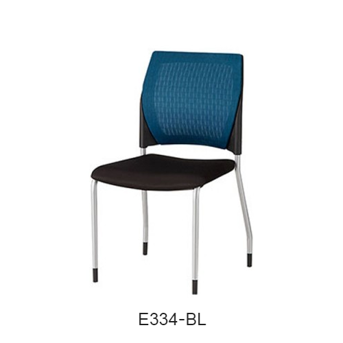 ナイキ ミーティングチェアー 会議用チェアー 4本脚タイプ 肘なし 布張り E334