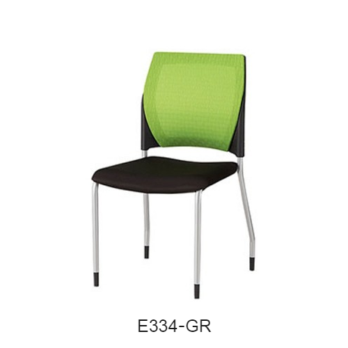 ナイキ ミーティングチェアー 会議用チェアー 4本脚タイプ 肘なし 布張り E334