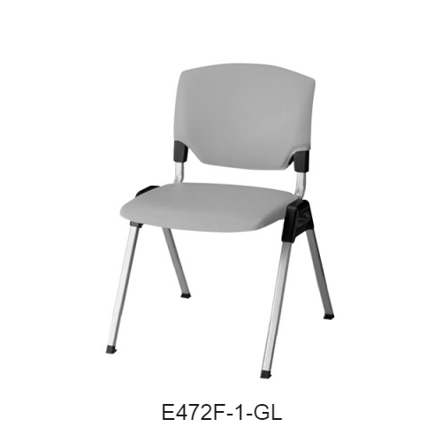 ナイキ ミーティングチェアー E470type 4本脚タイプ・背カバー付 肘なし 布張り E472F-1/E472F-3