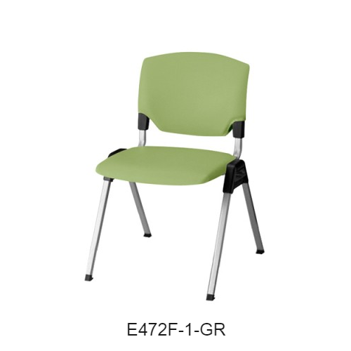 ナイキ ミーティングチェアー E470type 4本脚タイプ・背カバー付 肘なし 布張り E472F-1/E472F-3