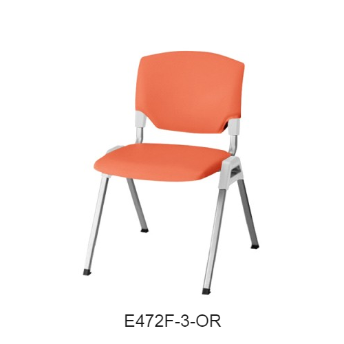 ナイキ ミーティングチェアー E470type 4本脚タイプ・背カバー付 肘なし 布張り E472F-1/E472F-3