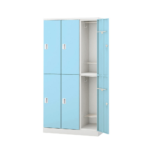 ナイキ パラソルロッカー(GL型) 6人用ロッカー 錠付タイプ GL6M-W/GL6M-PB/GL6M-B/GL6M-LPI