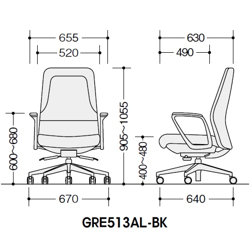 ナイキ マネージメントチェアー GRANFINO(グランフィーノ) ハイバック