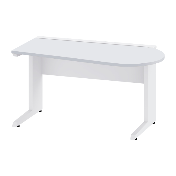 イトーキ メディワーク HS 診察デスク 片アールストレート 木製天板 W1400D730 JHS-147MR-W9/JHS-147ML-W9