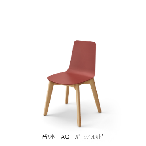 コクヨ 会議用イス(ミーティングチェア) ミケット(Mycket)チェア 木脚 PPシート 座パッドなし K03-D00