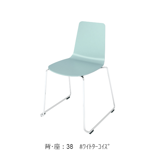 コクヨ 会議用イス(ミーティングチェア) ミケット(Mycket)チェア サークル脚 メッキ脚 PPシート 座パッドなし K03-M30-