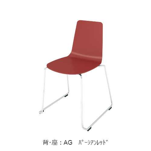 コクヨ 会議用イス(ミーティングチェア) ミケット(Mycket)チェア サークル脚 メッキ脚 PPシート 座パッドなし K03-M30-