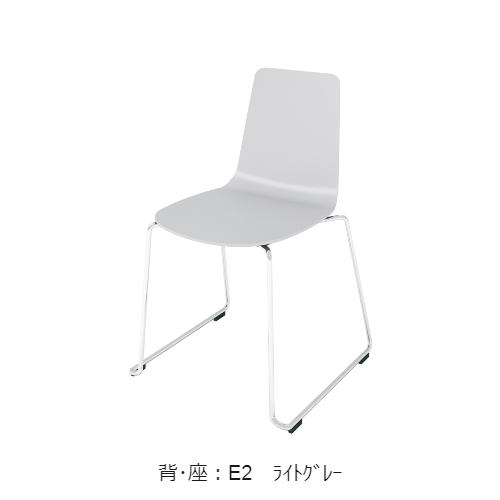 コクヨ 会議用イス(ミーティングチェア) ミケット(Mycket)チェア サークル脚 メッキ脚 PPシート 座パッドなし K03-M30-