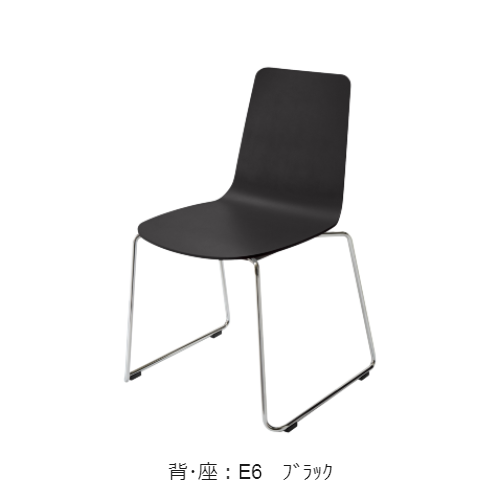 コクヨ 会議用イス(ミーティングチェア) ミケット(Mycket)チェア サークル脚 メッキ脚 PPシート 座パッドなし K03-M30-