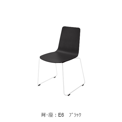コクヨ 会議用イス(ミーティングチェア) ミケット(Mycket)チェア ハイチェアー ホワイト脚 PPシート 座パッドなし K03-W40-