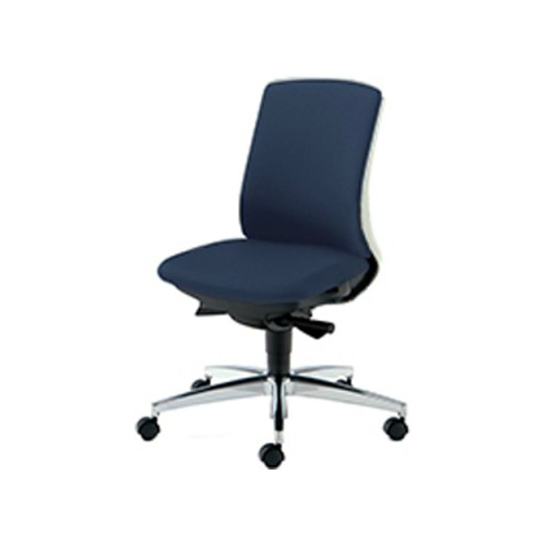 プラス ベネスチェア(BeneS) バイカラーフレーム ローバック 肘なし アルミ脚 KC-BN513SL