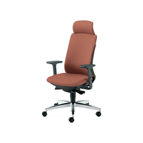 プラス ベネスチェア(BeneS) ダークグレーフレーム エクストラハイバック アジャスト肘 アルミ脚 KD-BN35SL