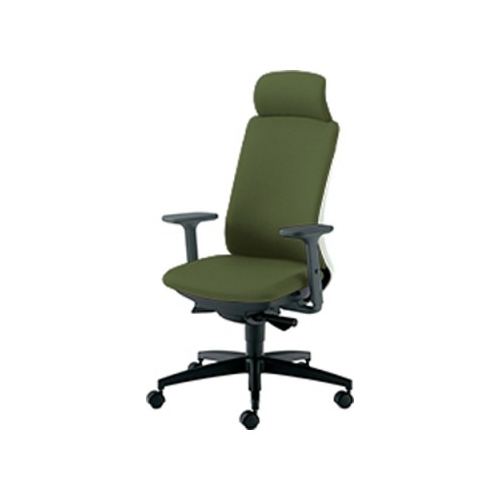 プラス ベネスチェア(BeneS) バイカラーフレーム エクストラハイバック アジャスト肘 樹脂脚 KD-BN512SL