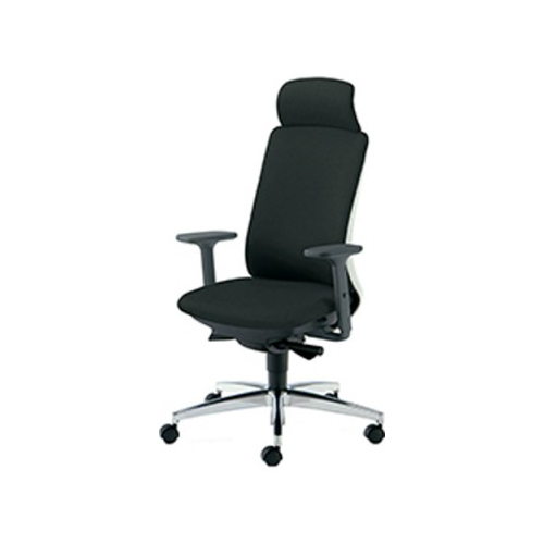 プラス ベネスチェア(BeneS) バイカラーフレーム エクストラハイバック アジャスト肘 アルミ脚 KD-BN515SL