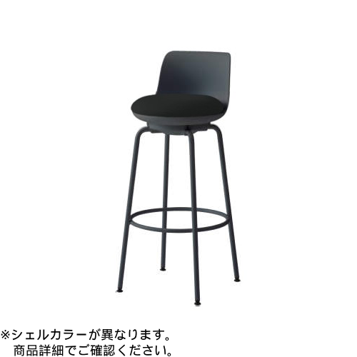 オカムラ　ピルエット ミーティングチェア　昇降　回転　ブラック 2016年製 オカムラ(okamura) ミーティングチェア ピルエットチェア