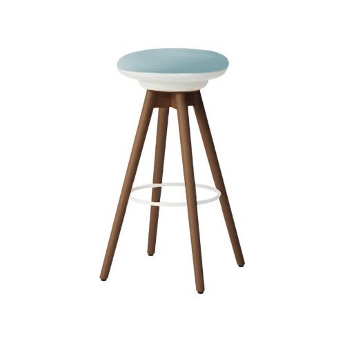 【展示品】オカムラ　ピルエット　木脚　背付　ベージュ　ホワイトシェル 展示品】オカムラ ピルエット 木脚 背付 ベージュ ホワイト