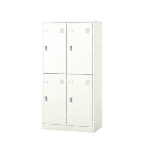 ナイキ LKロッカー 4人用ロッカー ダイヤル錠タイプ W900×D515×H1790 LK22LD-AW/LK22LD-W