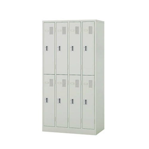 ナイキ LKロッカー 8人用ロッカー 内筒交換錠タイプ W900×D515×H1790 LK8NC-AW/LK8NC-W