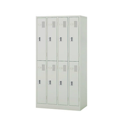 ナイキ LKロッカー 8人用ロッカー 南京錠タイプ W900×D515×H1790 LK8NN-AW