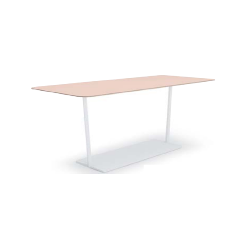 コクヨ ミーティングテーブル リージョン(Region) T字脚 角形テーブル/ミドルテーブル/リノリウム天板 LT-RG189MSAAF85