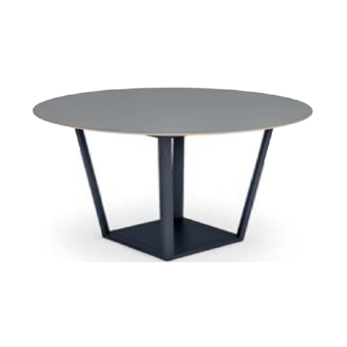 コクヨ ミーティングテーブル リージョン(Region) ボックス脚 円形テーブル/ミドルローテーブル/リノリウム天板 LT-RGC12ML