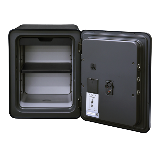 エーコー(EIKO) メタセル マルチロック式小型耐火金庫 テンキー式 指紋照合式 MC-40PRHG